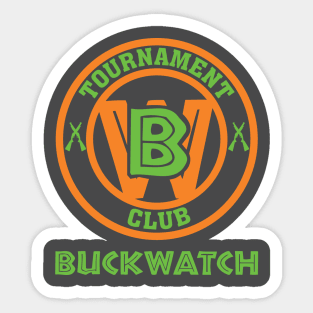 Buckwatch HD Front Logo with Text Sticker